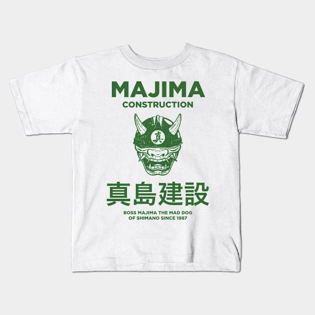 Majima Construction V3 Kids T-Shirt by Haunted House Tattoo